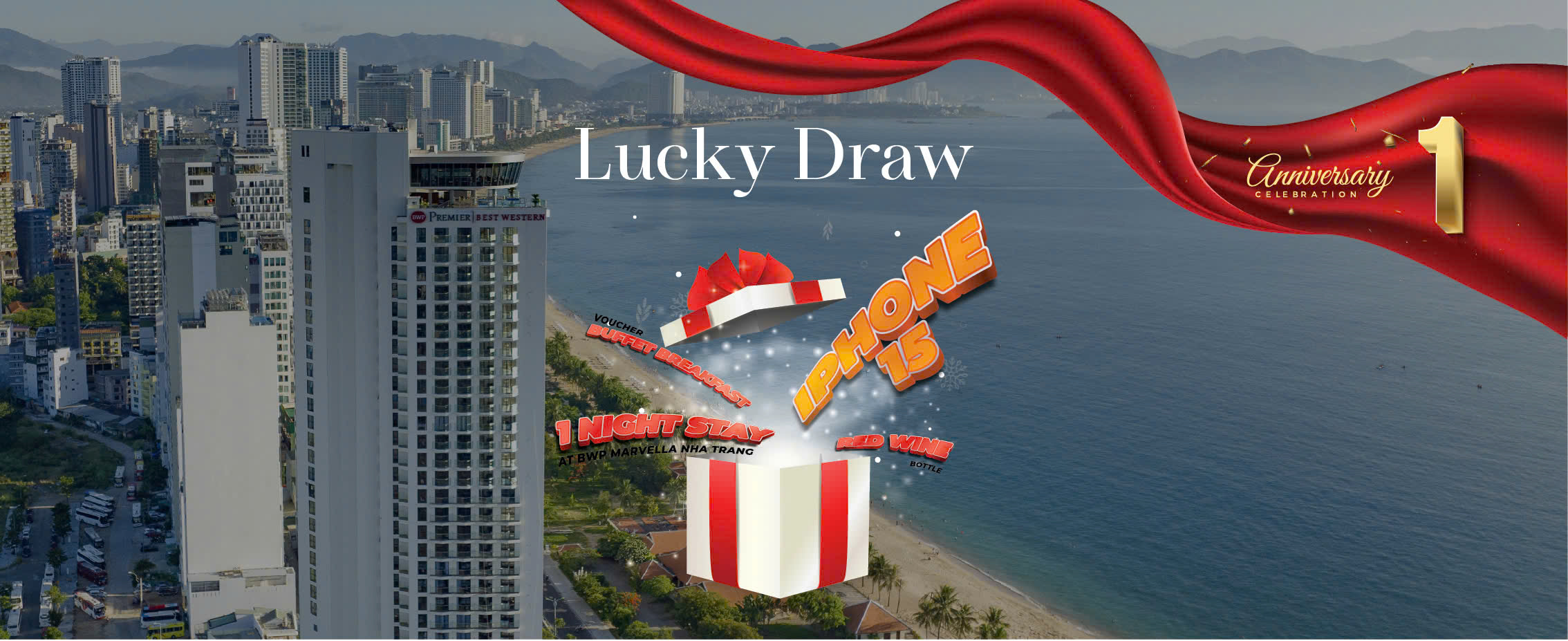 HAPPY 1ST ANNIVERSARY - LUCKYDRAW